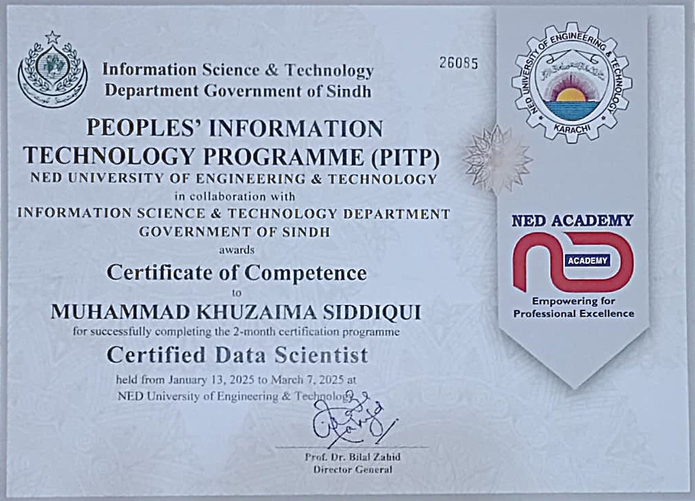 Certified Data Scientist